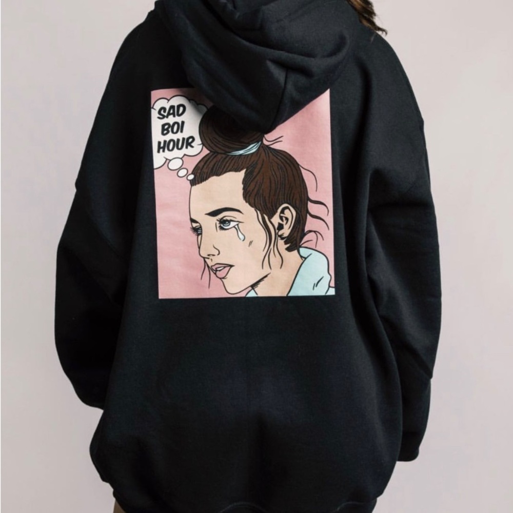 EMMA CHAMBERLAIN MEDIUM SAD BOI HOODIE FROM 2018!!